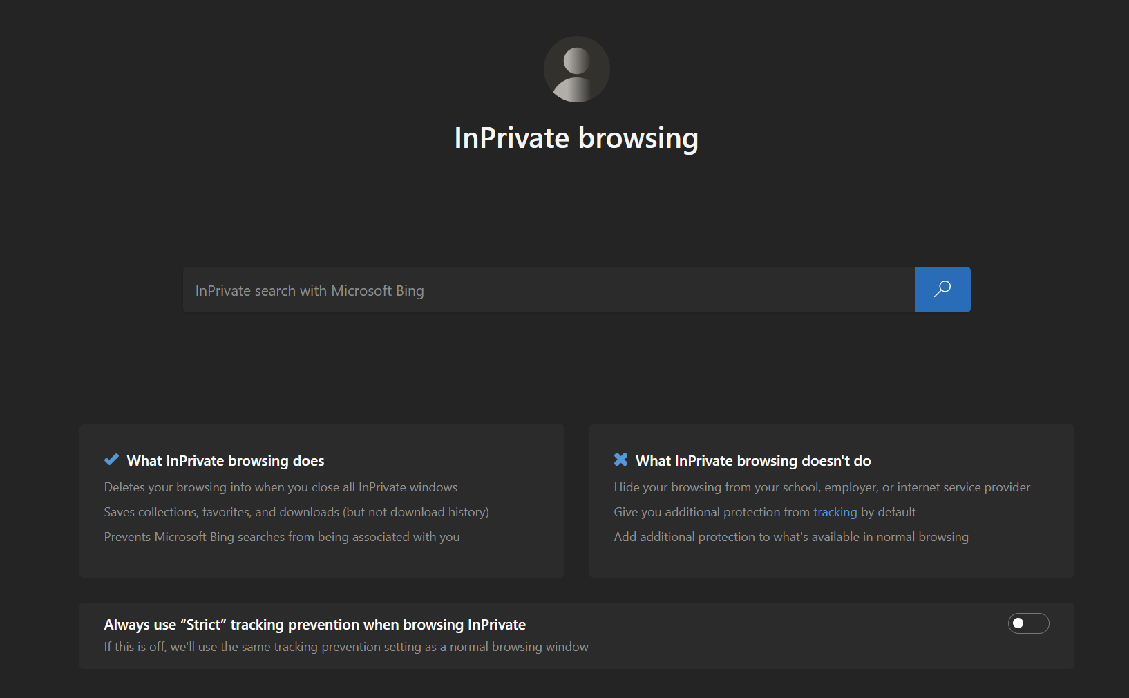O que é o modo incógnito ou navegação privada no browser?